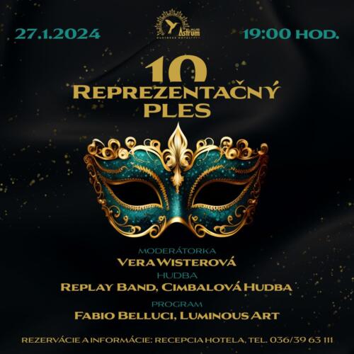 10. reprezentačný ples 27.01.2024